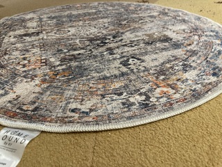 Karpet, meerkleurig, doorsnee 120 cm